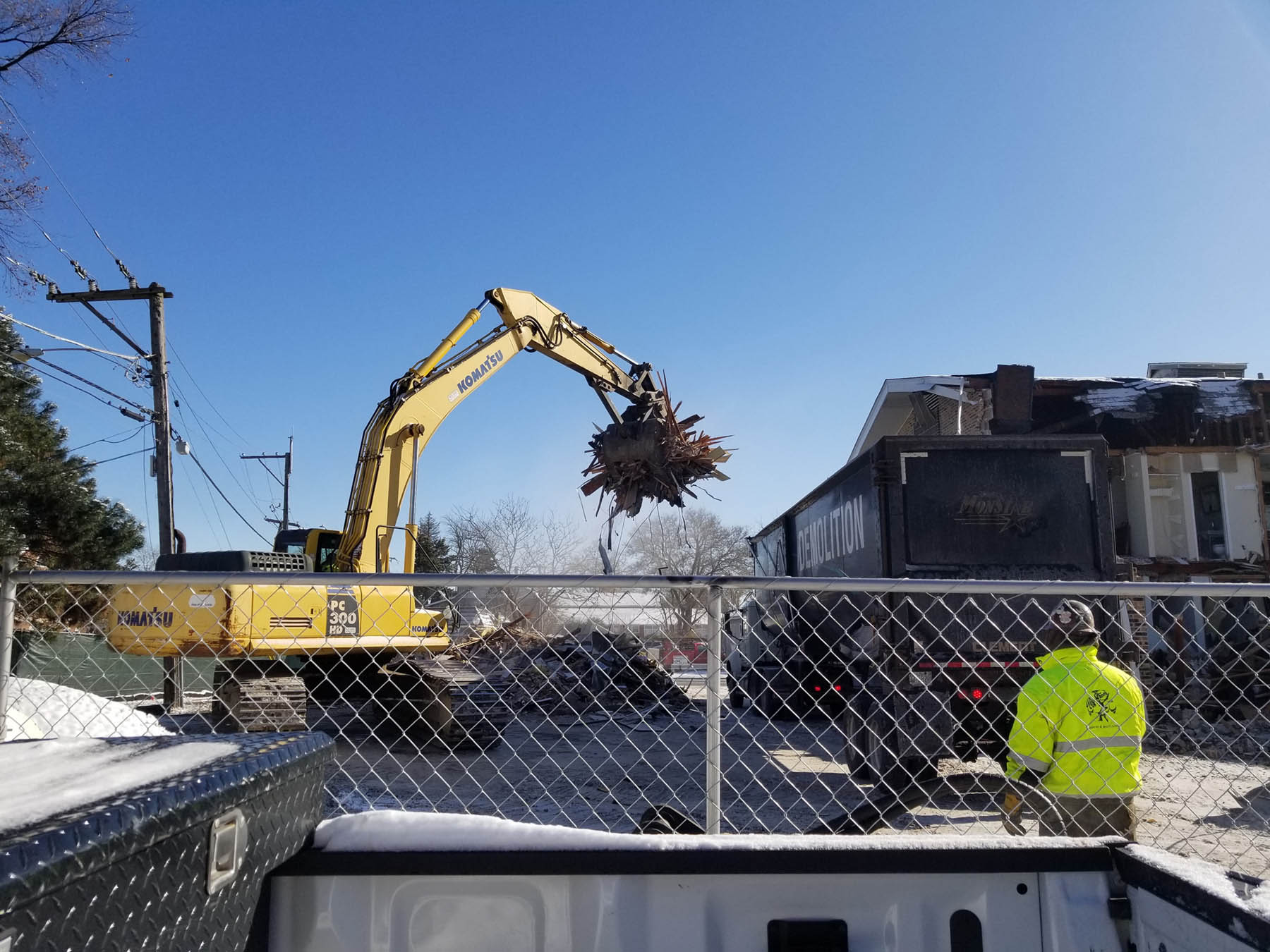 Demolition underway for Quincy Station in Westmont Holladay Properties