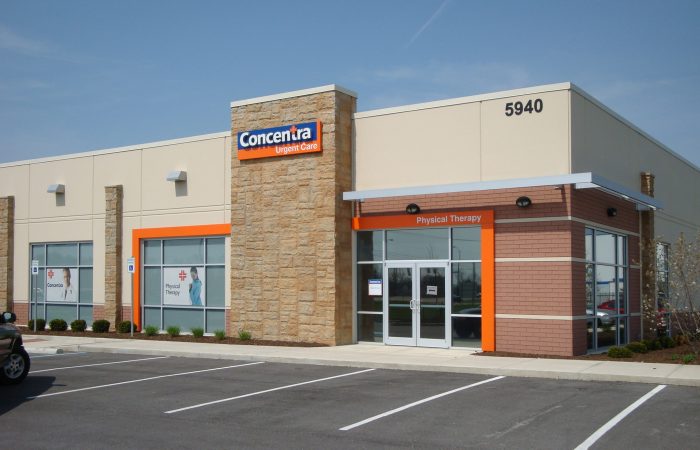 Concentra Urgent Care New Construction Indianapolis