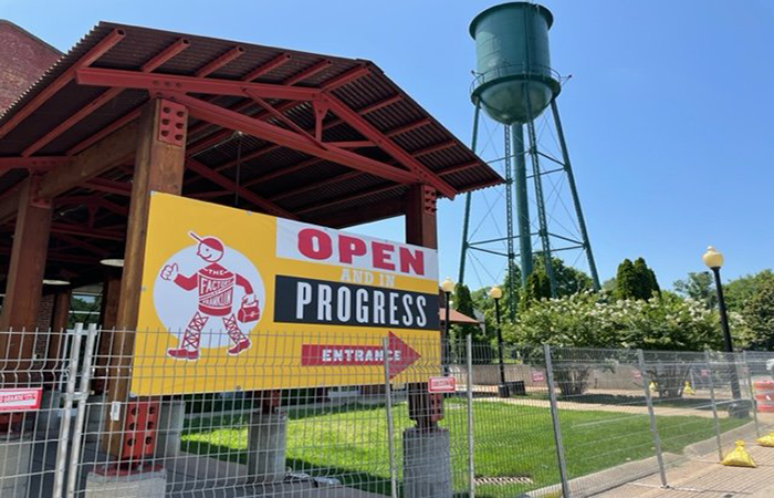 Factory Construction Sign