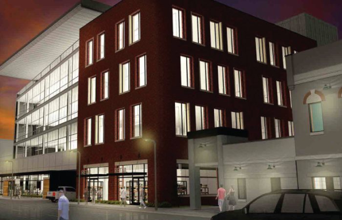 201 S College Ave. rendering